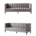 Velvet Chesterfield Deva Settee Walk